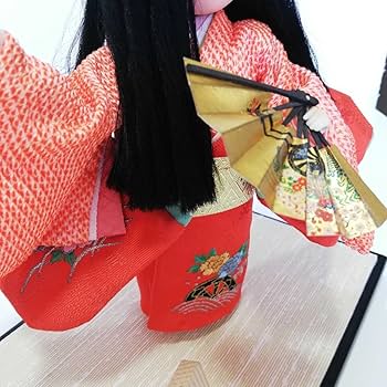 日本人形　夢わらべ Amazon.co.jp: 和人形 夢わらべ 秀玉作 『末広』 わらべ人形